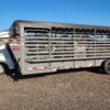 2025 Delco Gooseneck Livestock Trailer - 24'x6'8" Gray  - LS037195