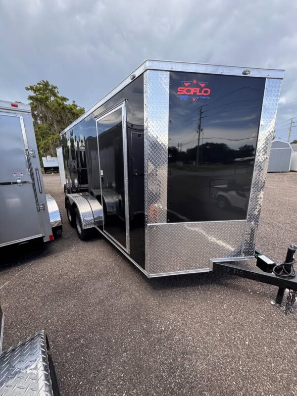 7x14 TA Enclosed Trailer 8936