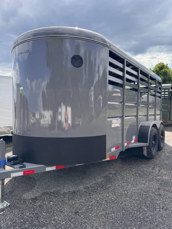 6'8"x16" TA Livestock Trailer 0300