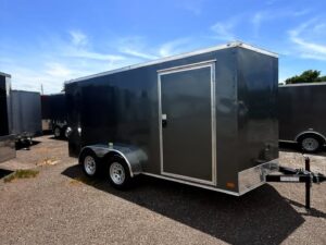 7x14 TA Enclosed Trailer 8052