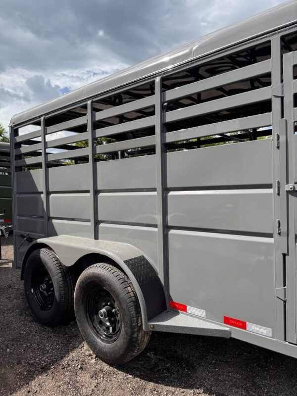 6'8"x16" TA Livestock Trailer 0300 - Image 5