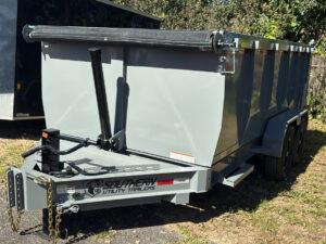 7x14x4  14K Tele (Gray) Trailer # 2140
