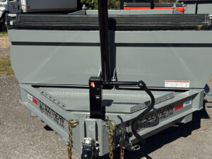 7x14x2 Dump Trailer 14K Tele (Gray) trailer# 2143